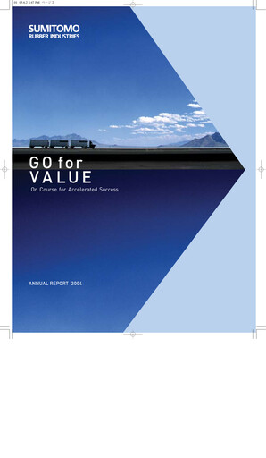 Thumbnail Sumitomo Rubber Industries Annual Report 2004