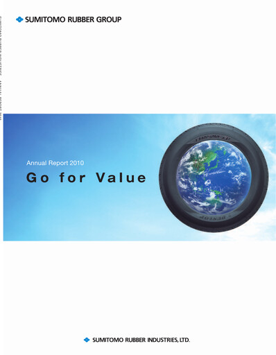 Thumbnail Sumitomo Rubber Industries Annual Report 2010