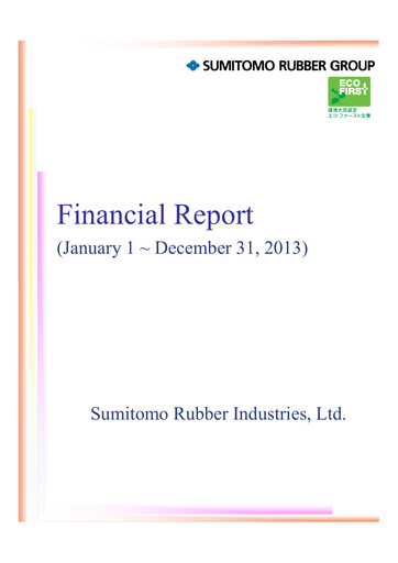 Thumbnail Sumitomo Rubber Industries Financial Statement 2013