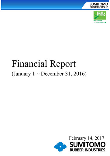Thumbnail Sumitomo Rubber Industries Financial Statement 2016