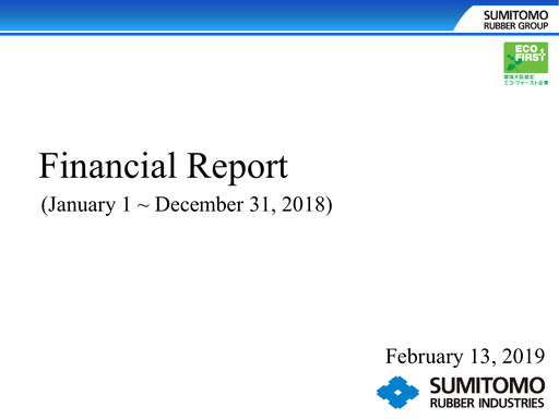 Thumbnail Sumitomo Rubber Industries Financial Statement 2018