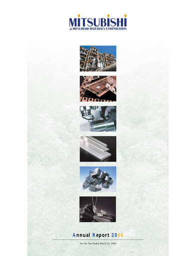 Thumbnail Mitsubishi Materials Annual Report 2006