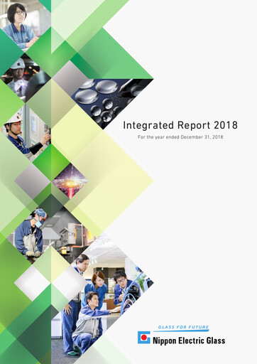 Thumbnail Nippon Electric Glass Integrated Report 2018