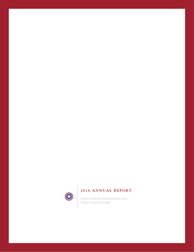 Vorschaubild Texas Capital Bancshares Jahresbericht 2016