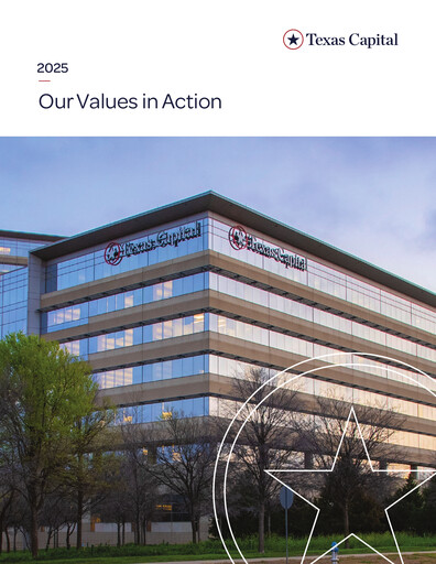Vorschaubild Texas Capital Bancshares ESG-Bericht 2025