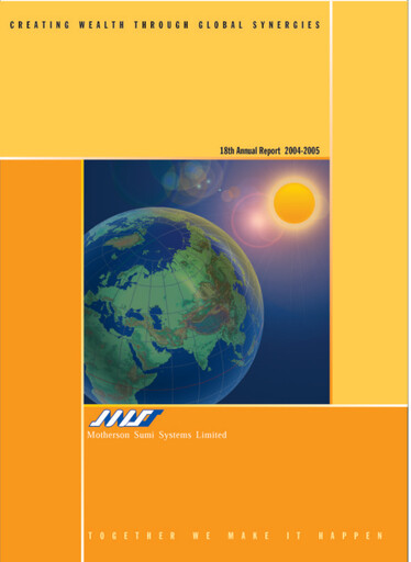 Thumbnail Samvardhana Motherson Annual Report 2004-2005