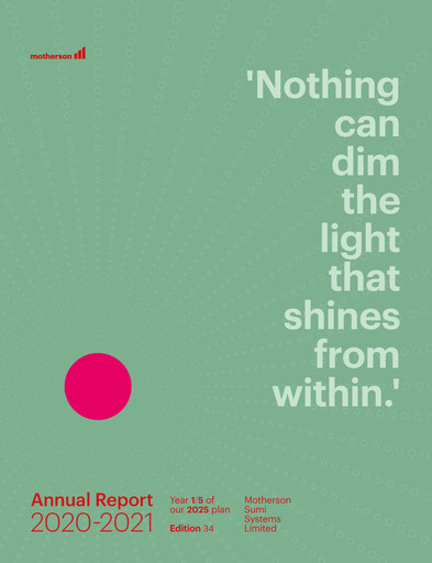 Thumbnail Samvardhana Motherson Annual Report 2020-2021