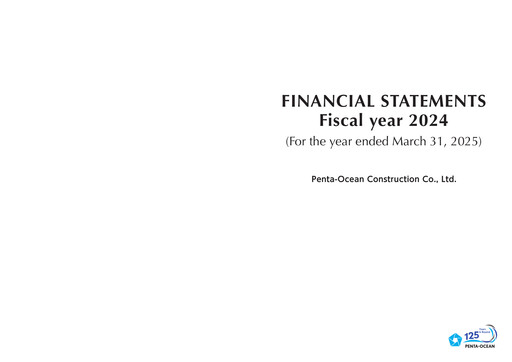 Thumbnail Penta-Ocean Construction Financial Statement 2025