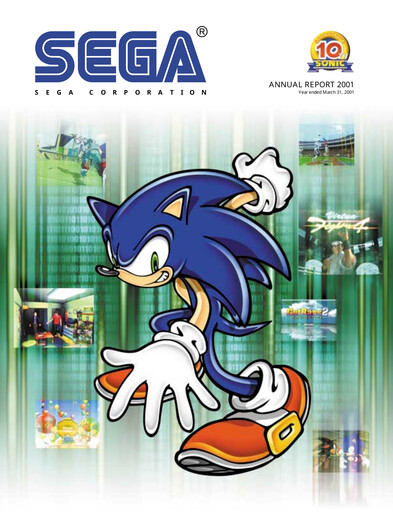 Thumbnail Sega Sammy Holdings Annual Report 2001