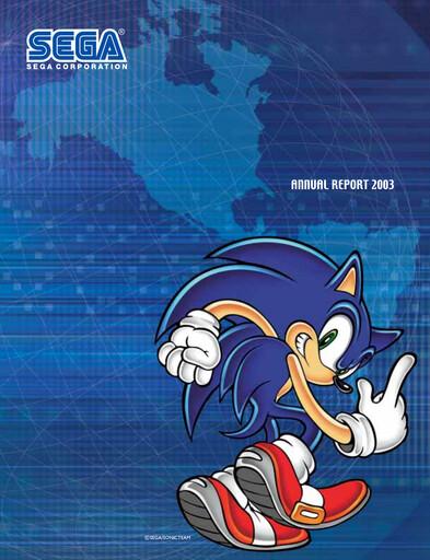 Thumbnail Sega Sammy Holdings Annual Report 2003