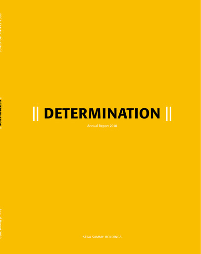 Thumbnail Sega Sammy Holdings Annual Report 2010