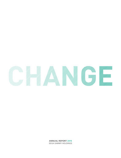 Thumbnail Sega Sammy Holdings Annual Report 2015