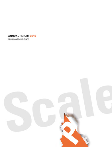 Thumbnail Sega Sammy Holdings Annual Report 2016