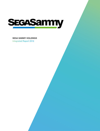 Thumbnail Sega Sammy Holdings Annual Report 2018