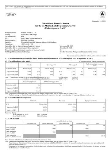 Thumbnail Nippon Soda Half-year Report 2025-h1
