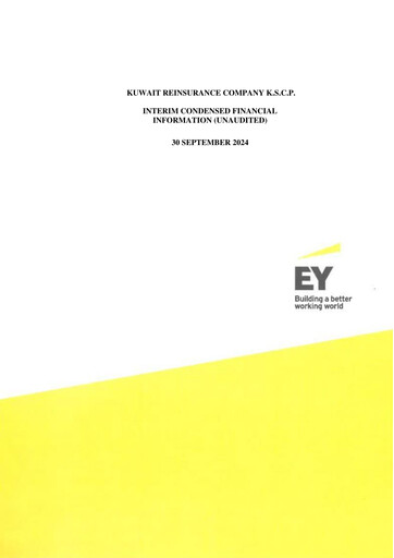Thumbnail Kuwait Reinsurance Company Quarterly Report 2024-q3