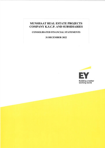 Thumbnail Munshaat Real Estate Projects Company Financial Statement 2022