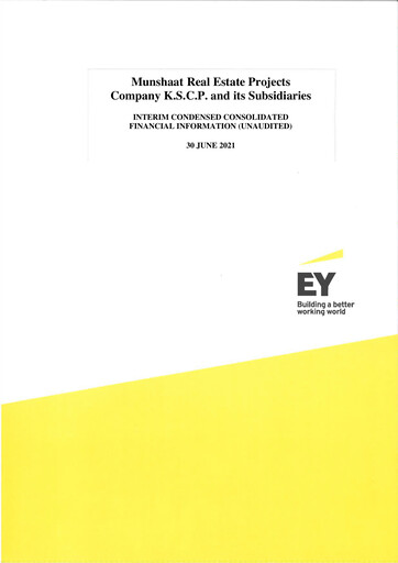 Thumbnail Munshaat Real Estate Projects Company Half-year Report 2021-h1