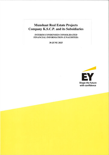Thumbnail Munshaat Real Estate Projects Company Half-year Report 2025-h1