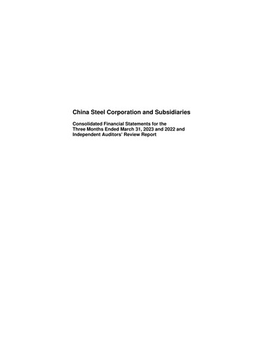 Vorschaubild China Steel Quartalsbericht 2023-q1