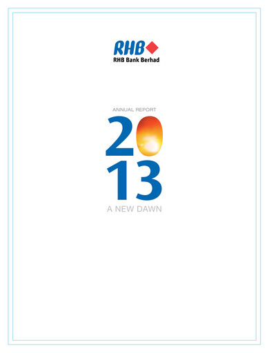 Thumbnail RHB Bank Annual Report 2013