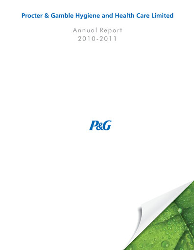 Thumbnail Procter & Gamble India Annual Report 2010-2011