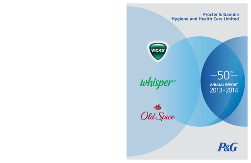 Thumbnail Procter & Gamble India Annual Report 2013-2014