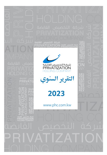 Thumbnail Privatization Holding Company - K.P.S.C. Annual Report 2023